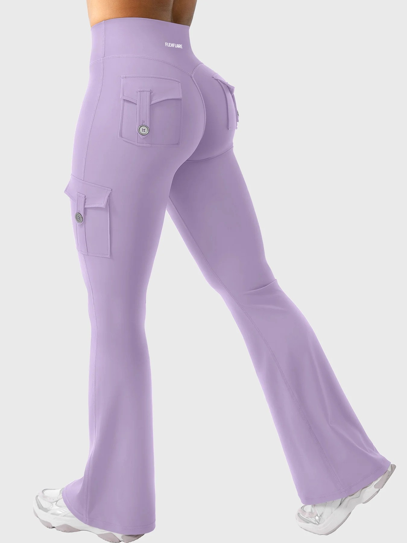 FlexFlare | Cargo Legging - Mistpaars