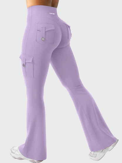 FlexFlare | Cargo Legging - Mistpaars