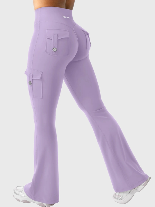 FlexFlare | Cargo Legging - Mistpaars
