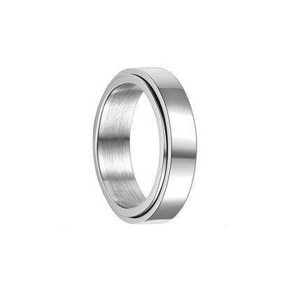 Draaibare spinnerring / antistressring (316L-staal)