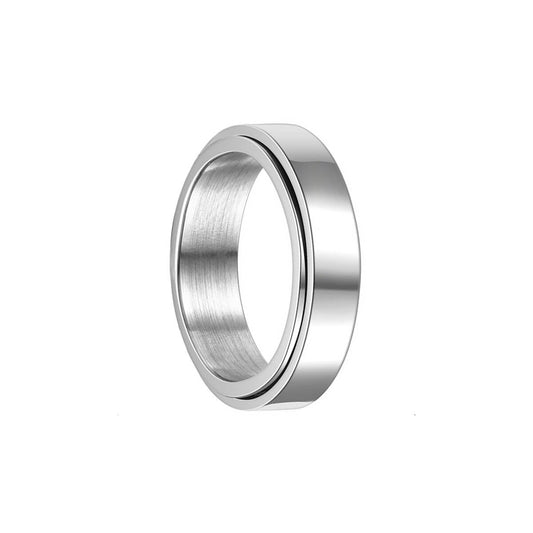 Draaibare spinnerring / antistressring (316L-staal)