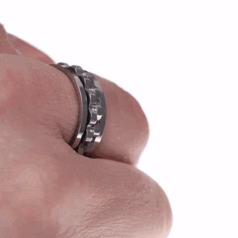 Draaiende wielring anti-spanningsring (staal 316L)