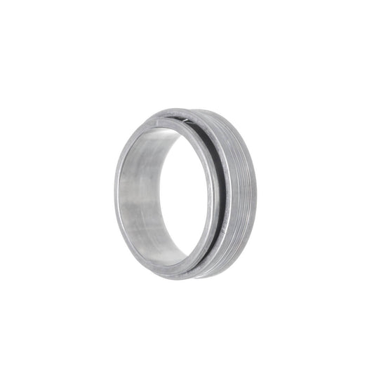Gestreepte anti-stress draaibare ring (staal 316L)