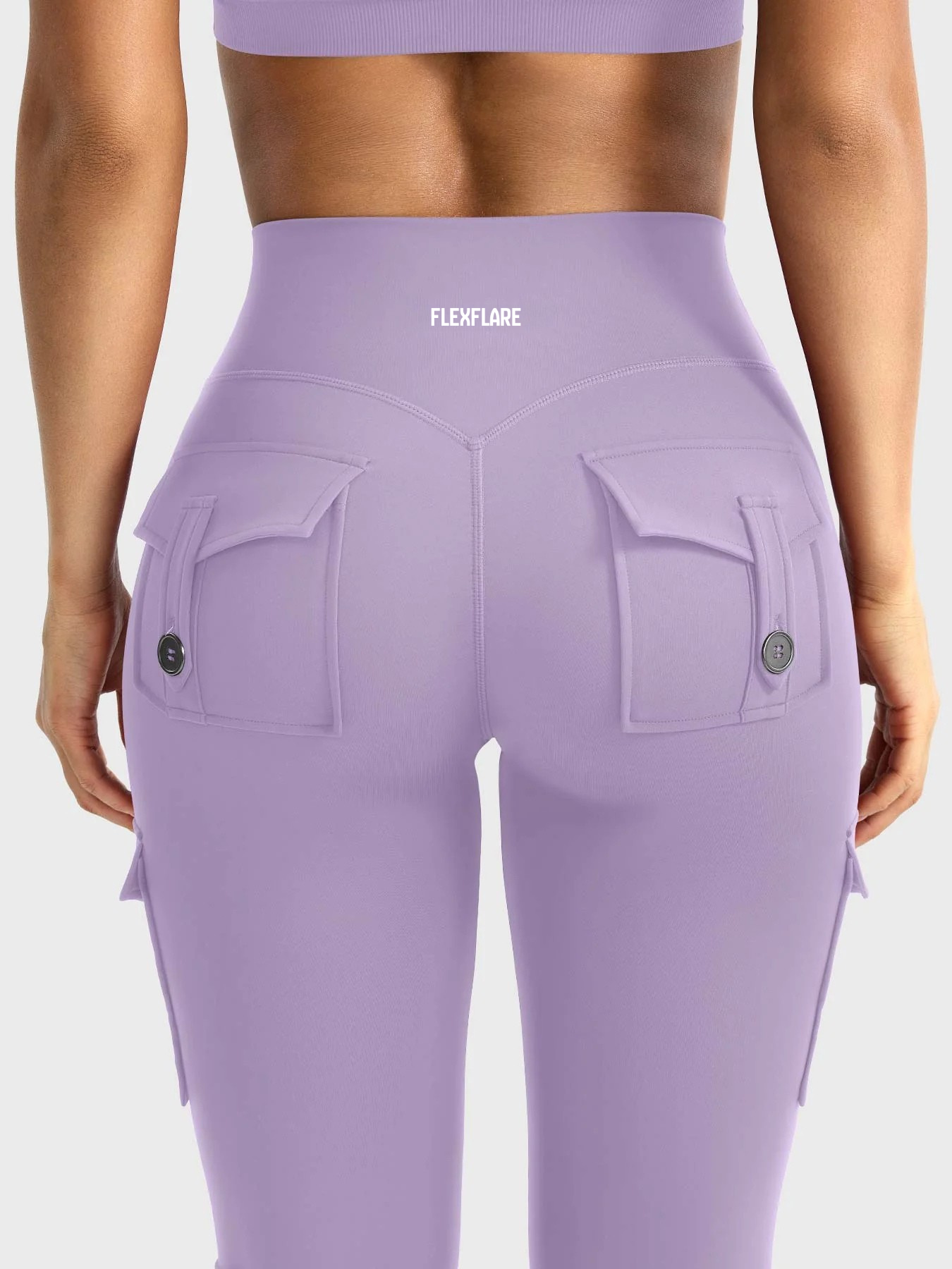 FlexFlare | Cargo Legging - Mistpaars