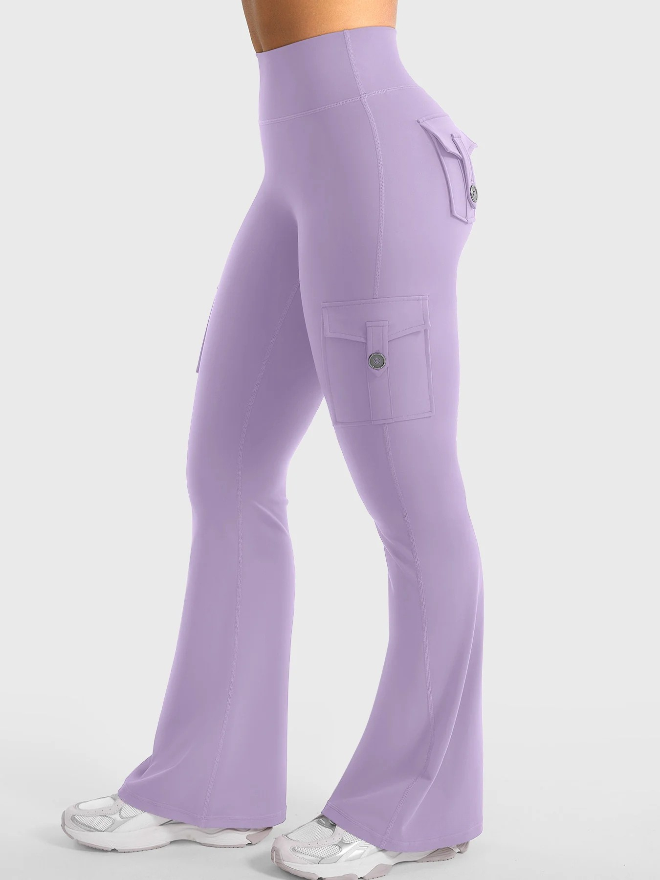 FlexFlare | Cargo Legging - Mistpaars
