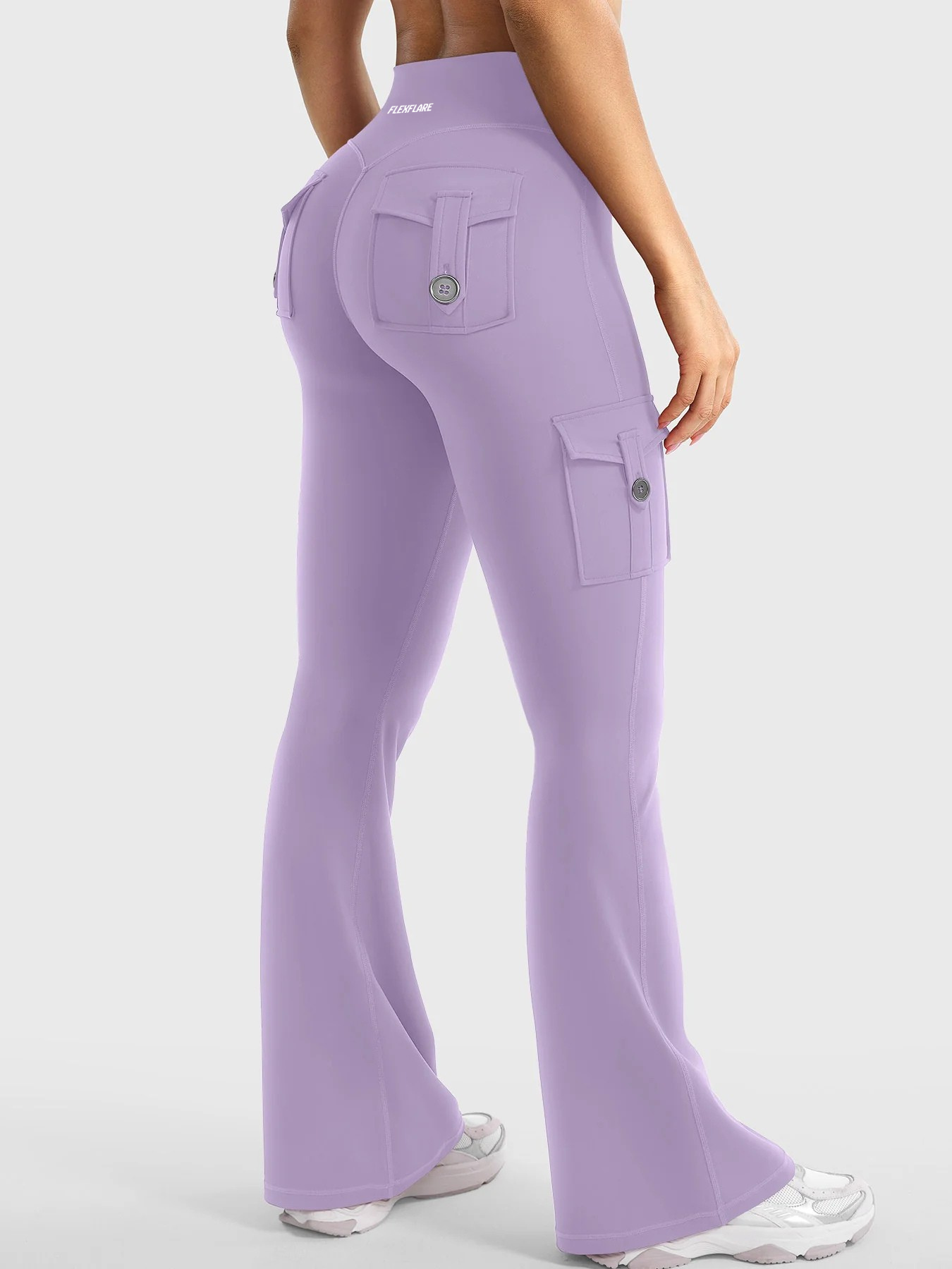 FlexFlare | Cargo Legging - Mistpaars