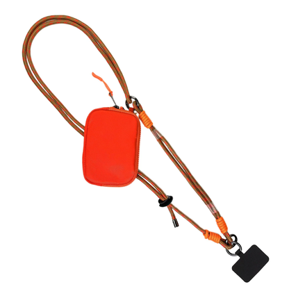 Active crossbodytas met RFID-vak en dubbel koord