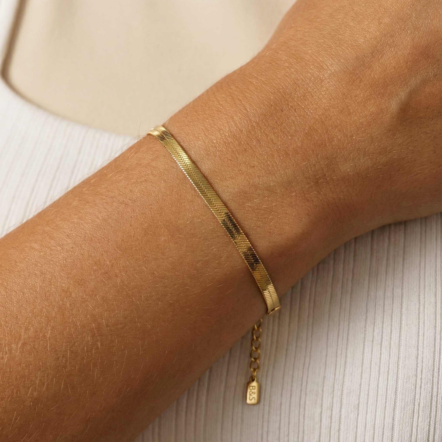 Kauai-armband met visgraatmotief