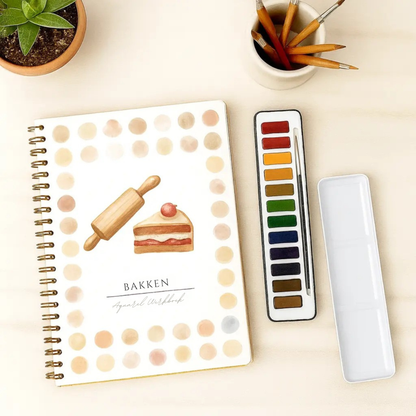 Complete aquarelboekenset – GRATIS aquarelverf en penselen inbegrepen