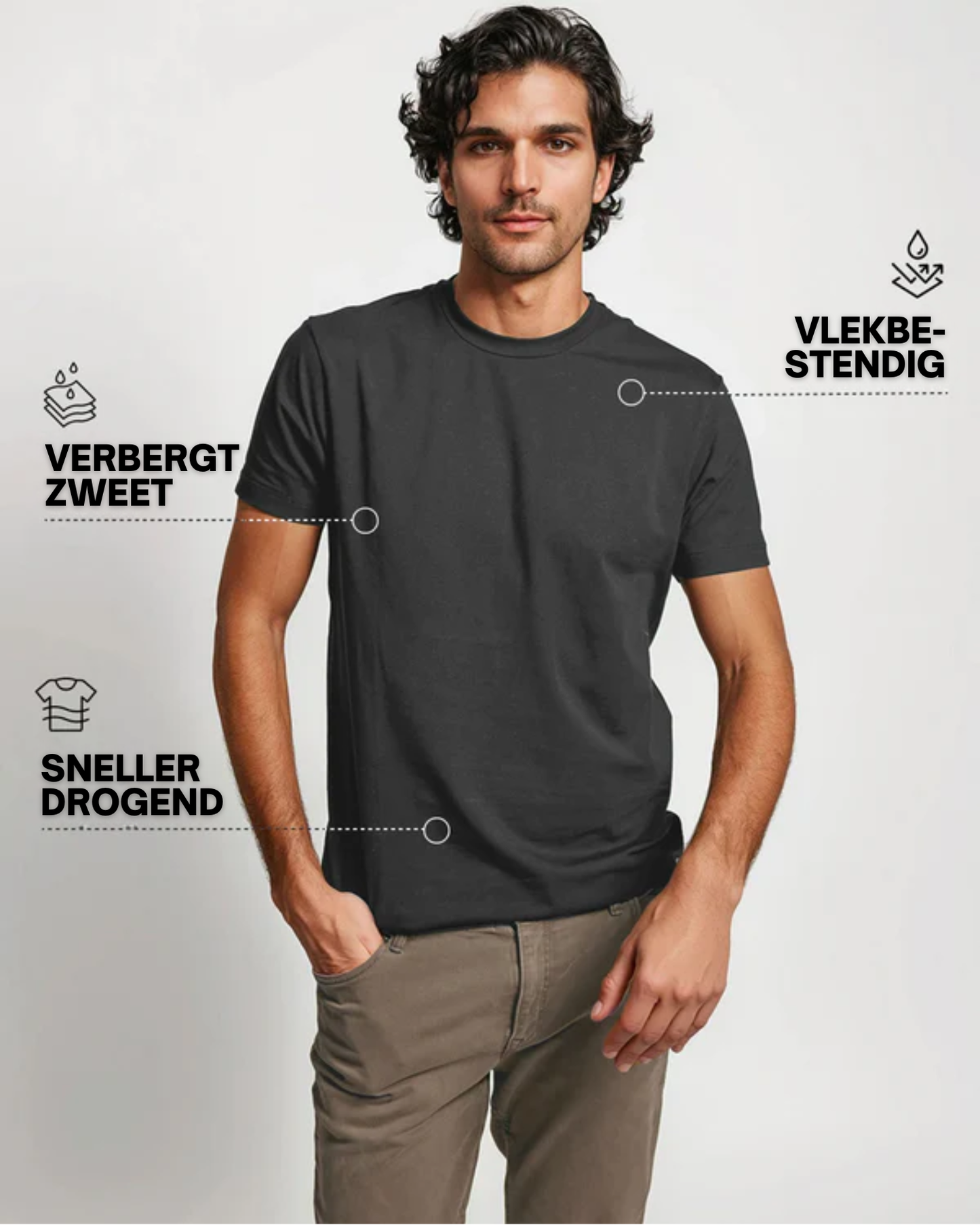 DryCore | Het Anti-Transpiratie Shirt - Asfalt