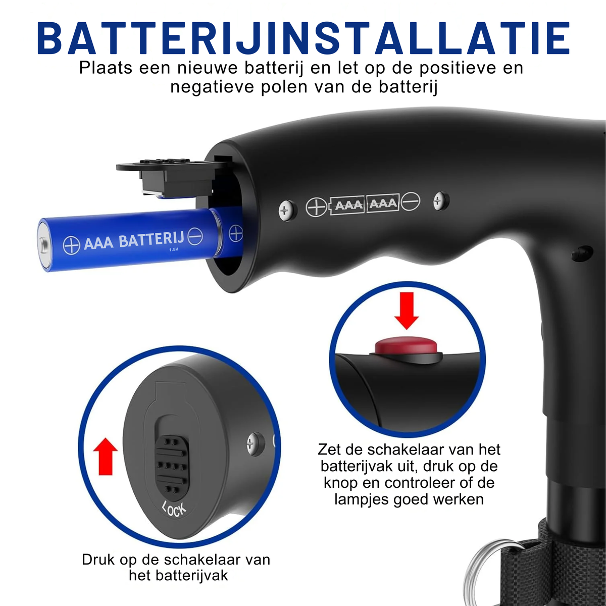 Walknix Wandelstok Met Led-Lamp