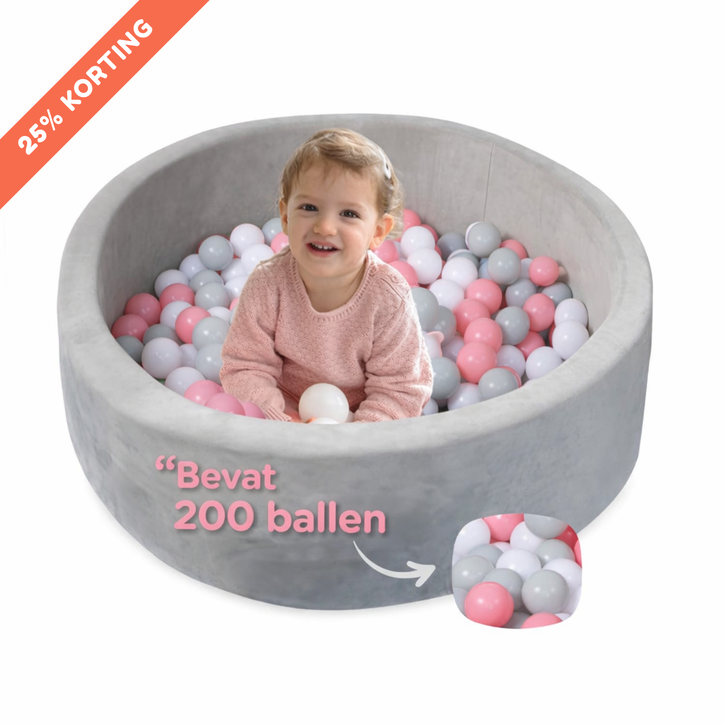 PlayPitFun | ballenbak - roze