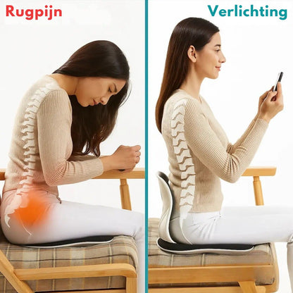 Ergonomische Comfortstoel | Verstelbare Rugsteun & Houdingscorrectie