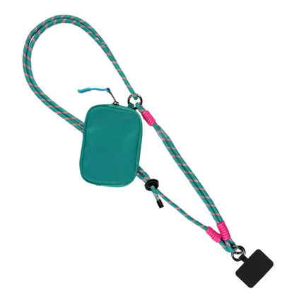 Active crossbodytas met RFID-vak en dubbel koord