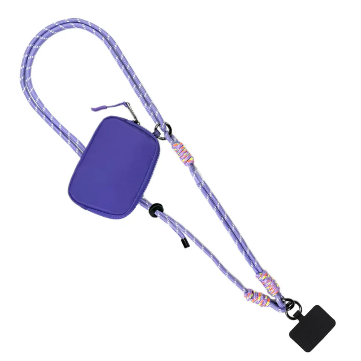 Active crossbodytas met RFID-vak en dubbel koord