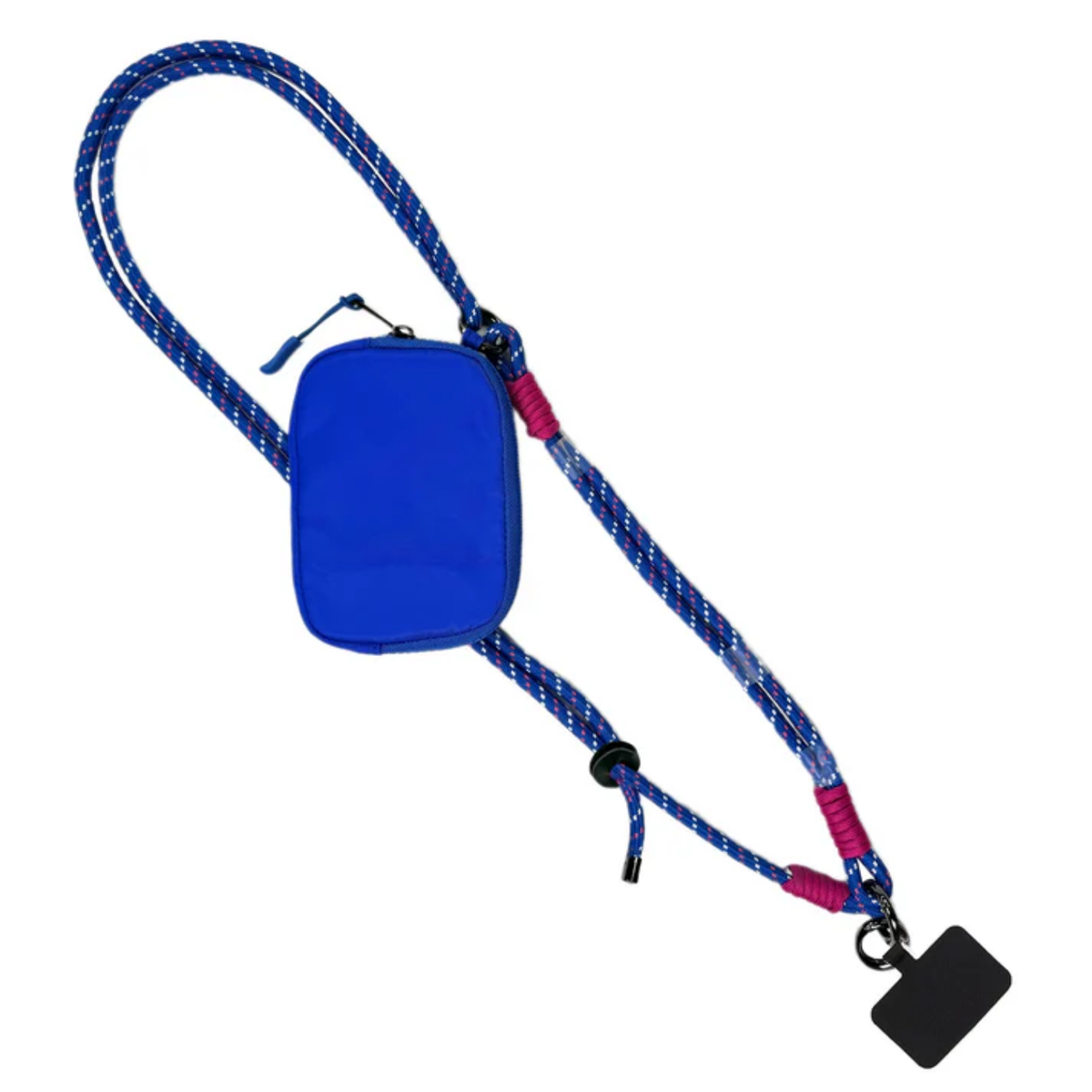 Active crossbodytas met RFID-vak en dubbel koord