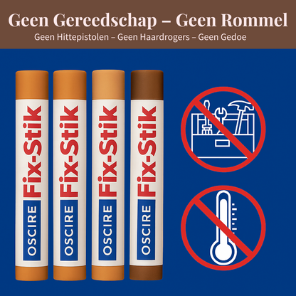 Houtrestauratie Waxpen-set – naadloze reparatie van krassen en deuken