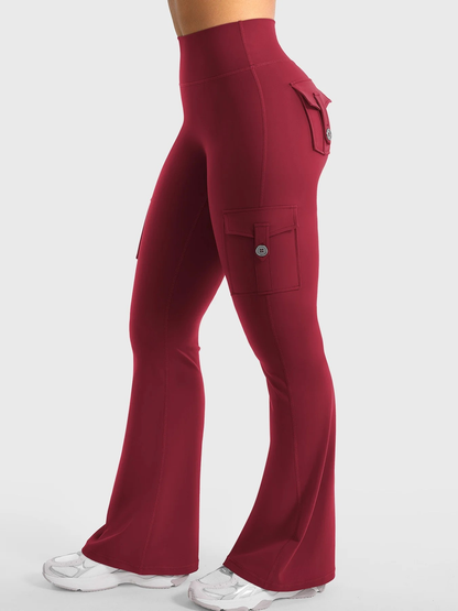 FlexFlare | Cargo Legging - Wijnrood