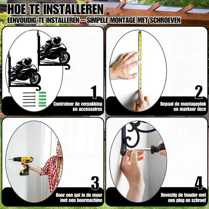Metalen hangbeugel - Motor Racing Thema