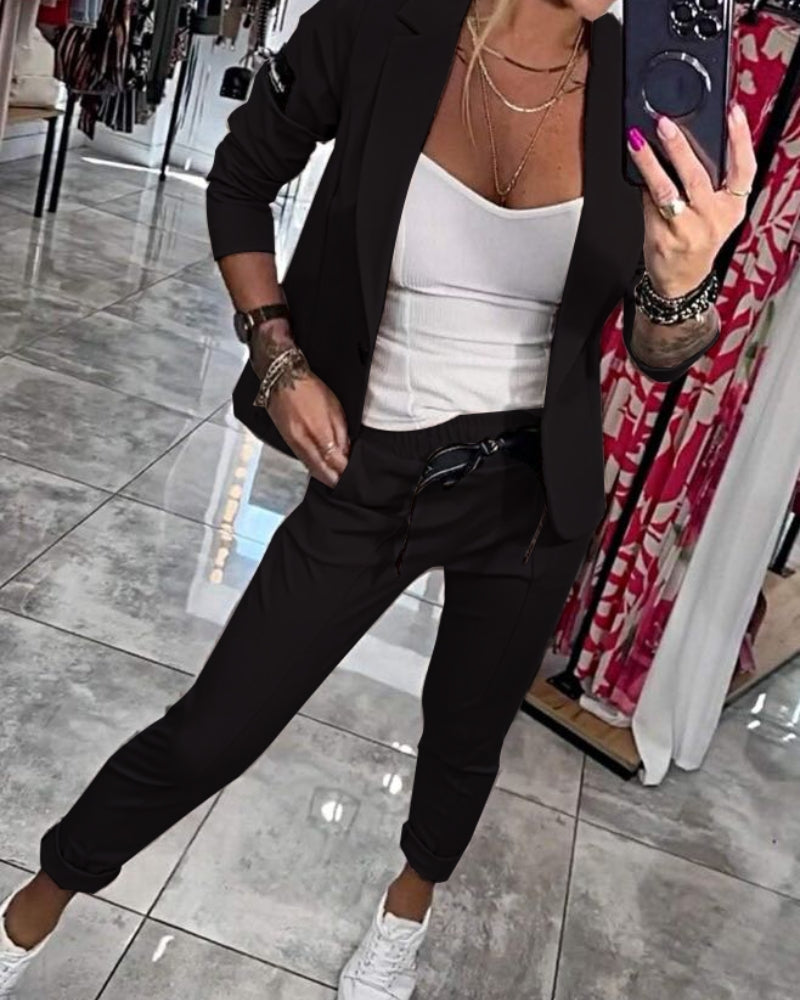 Malou Set | Top, Blazer & Broek