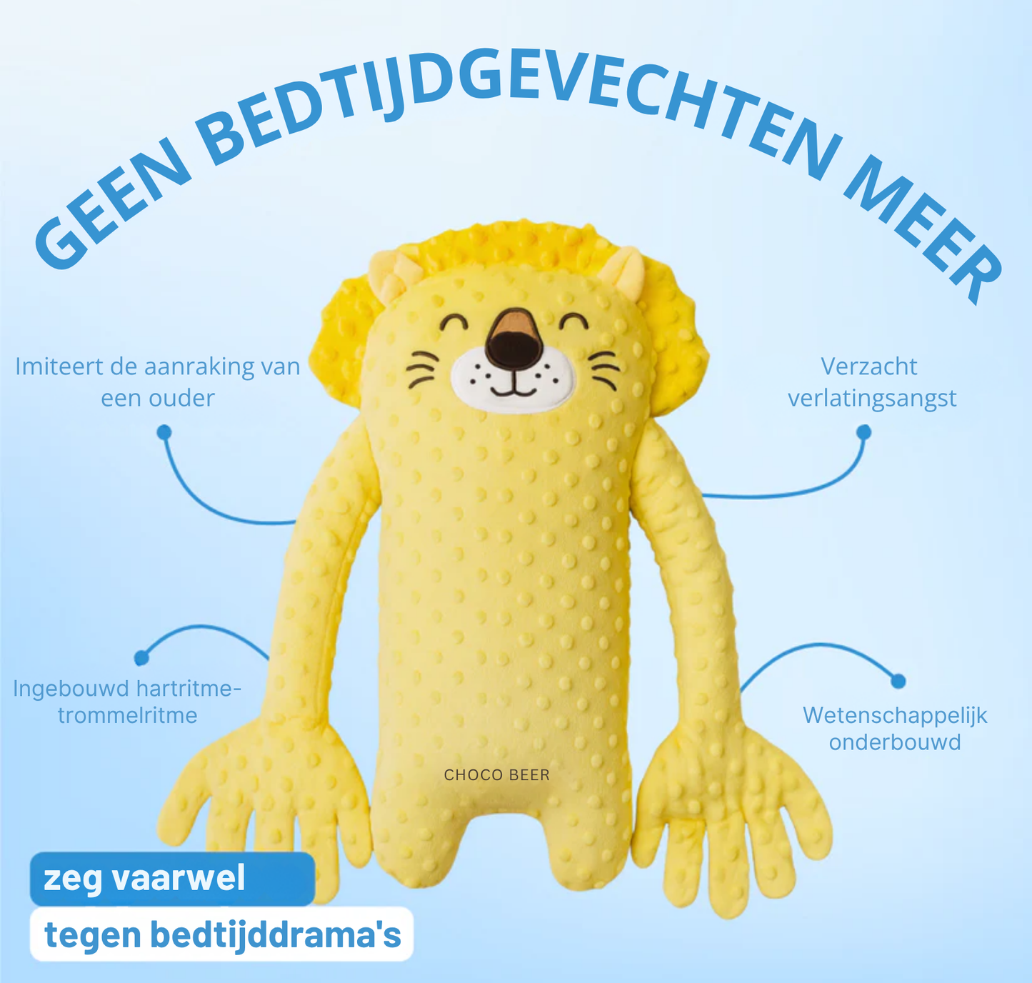 LolaBeer – Knuffelbeer met Hartslag en Slaapliedjes