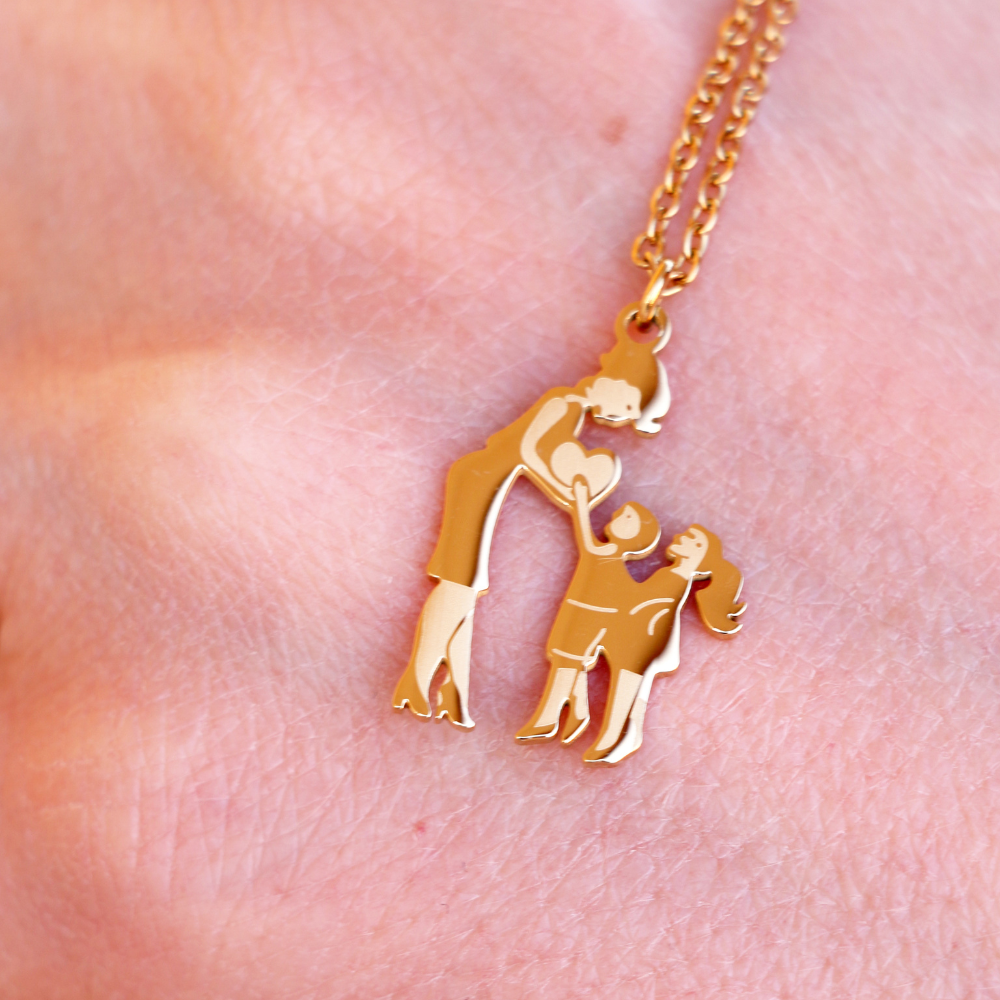 Hart van Liefde Ketting – Voor Mama van Haar Kinderen