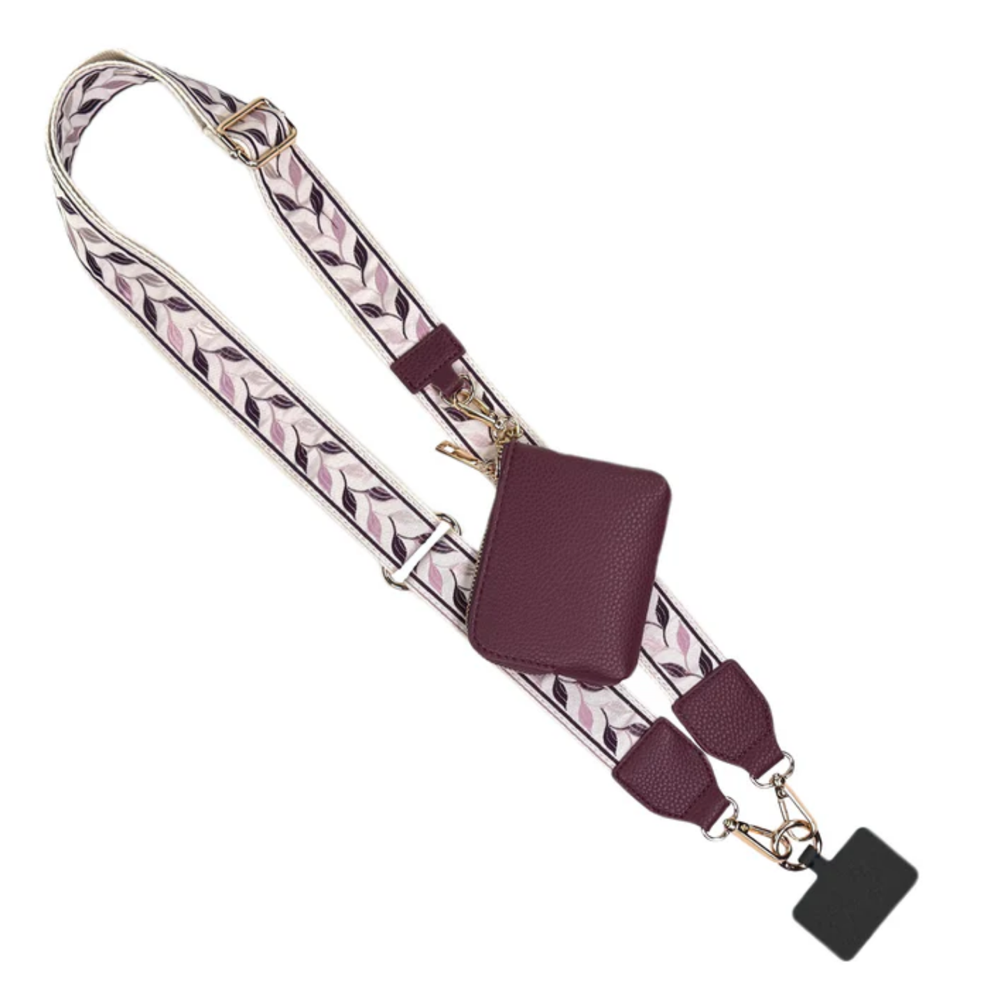 Clip & Go-riem met RFID-etui (effen)