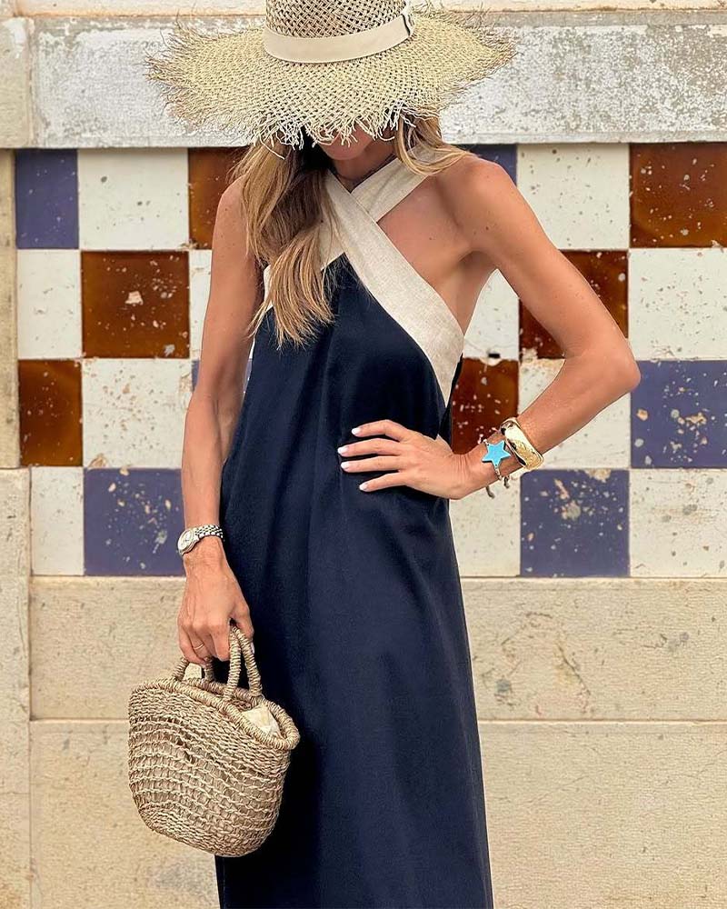 Luxe Halter Maxidress