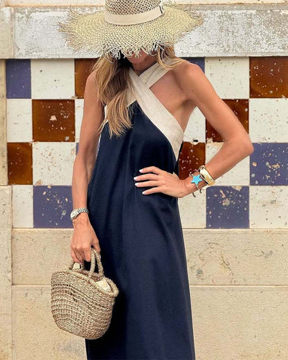 Luxe Halter Maxidress