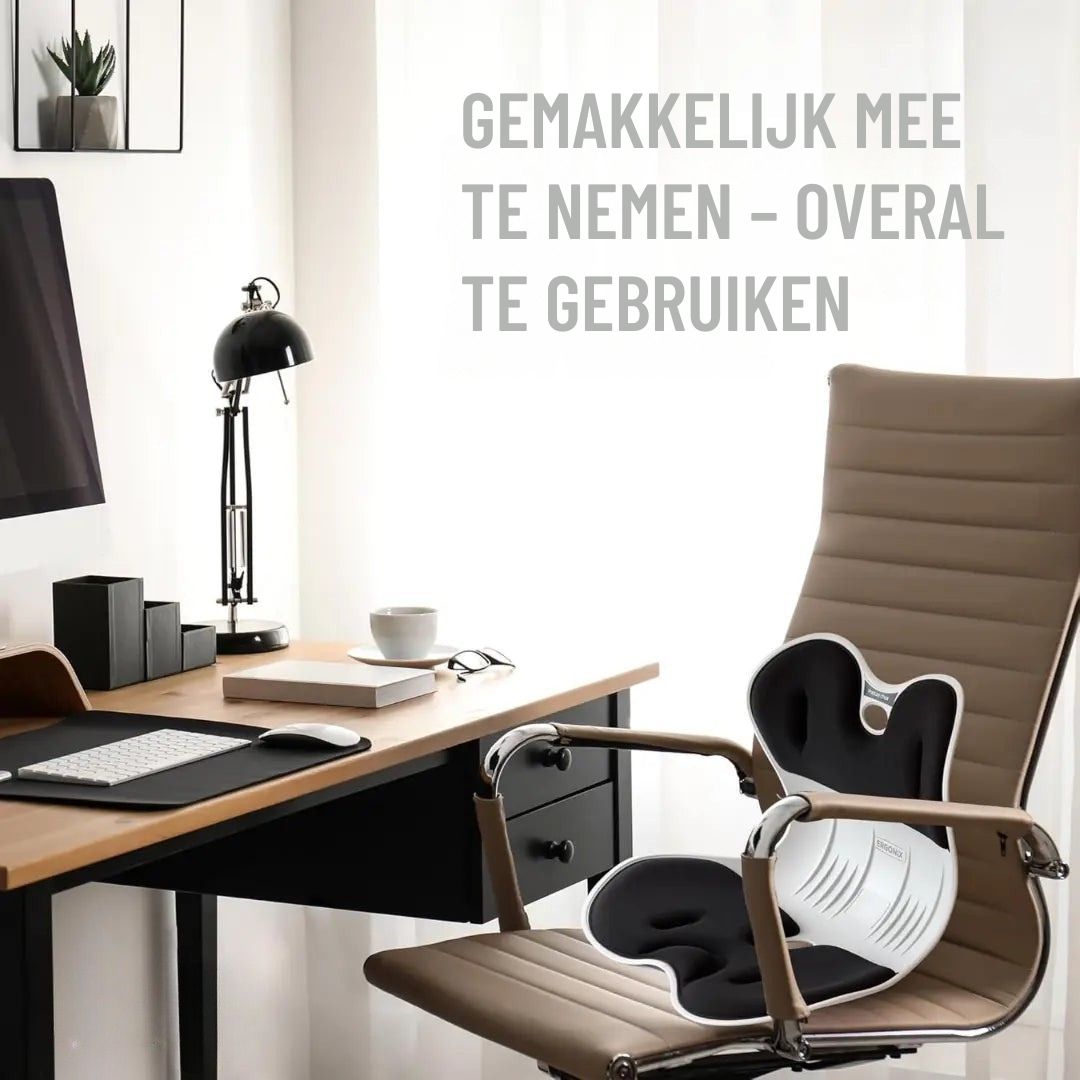 Ergonomische Comfortstoel | Verstelbare Rugsteun & Houdingscorrectie