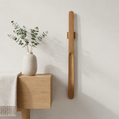 SlipEase | Magnetische, massief houten schoenlepel