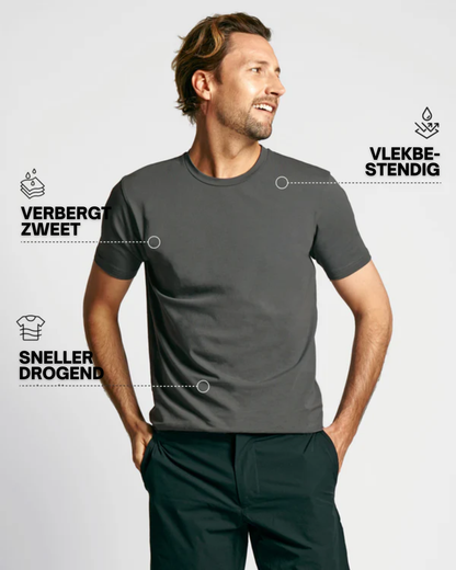 DryCore | Het Anti-Transpiratie Shirt -  Steengrijs