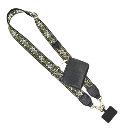 Clip & Go-riem met RFID-etui – Starburst-motief