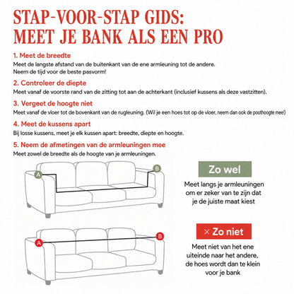 Gewatteerde bankhoes 'Festive Paw'