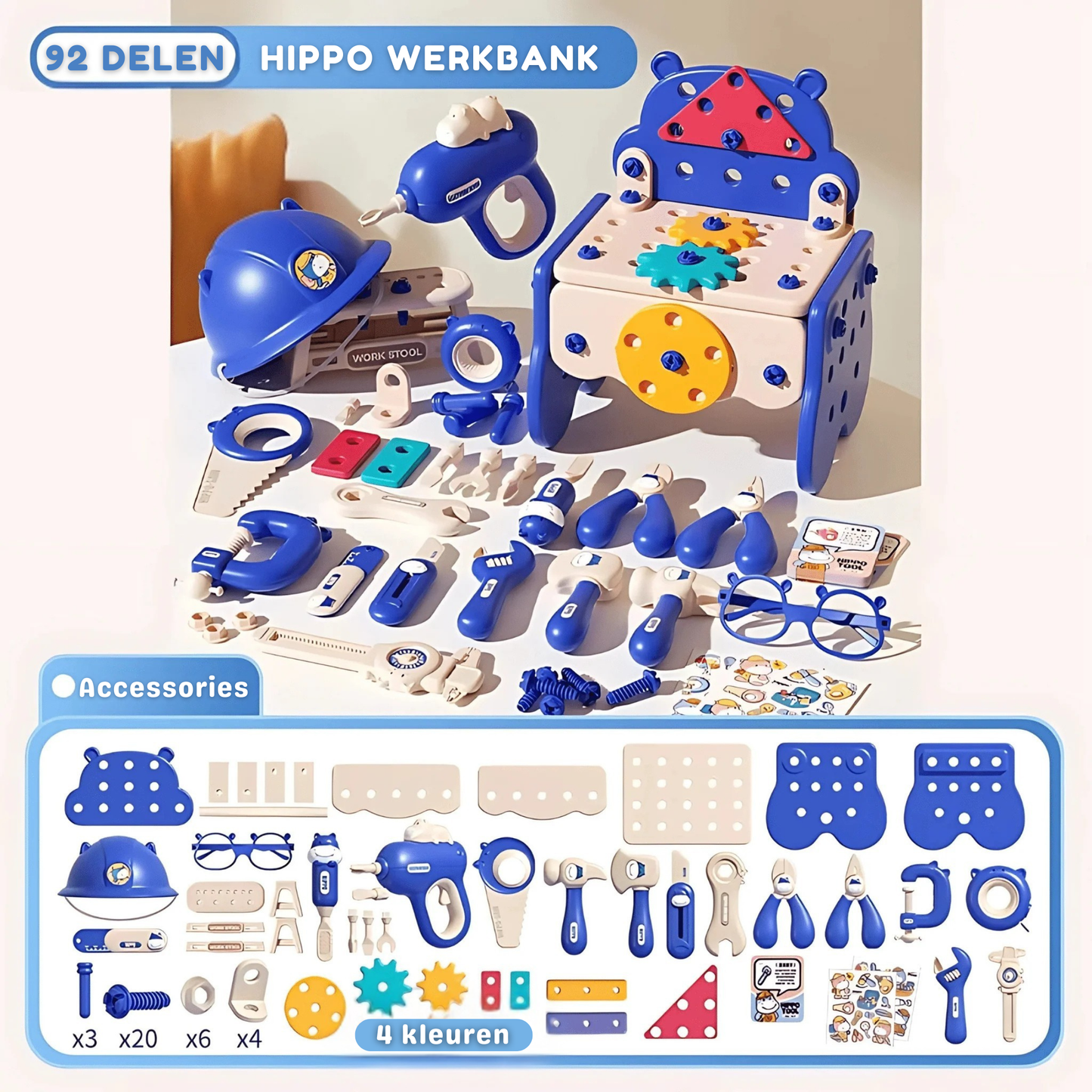 Hippo Alles-in-één Montessori doe-het-zelfsets