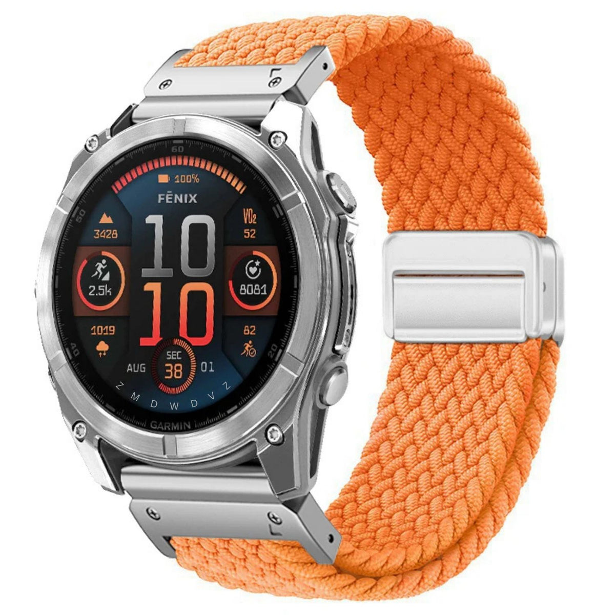 Magnetische nylon band met gesp voor Garmin