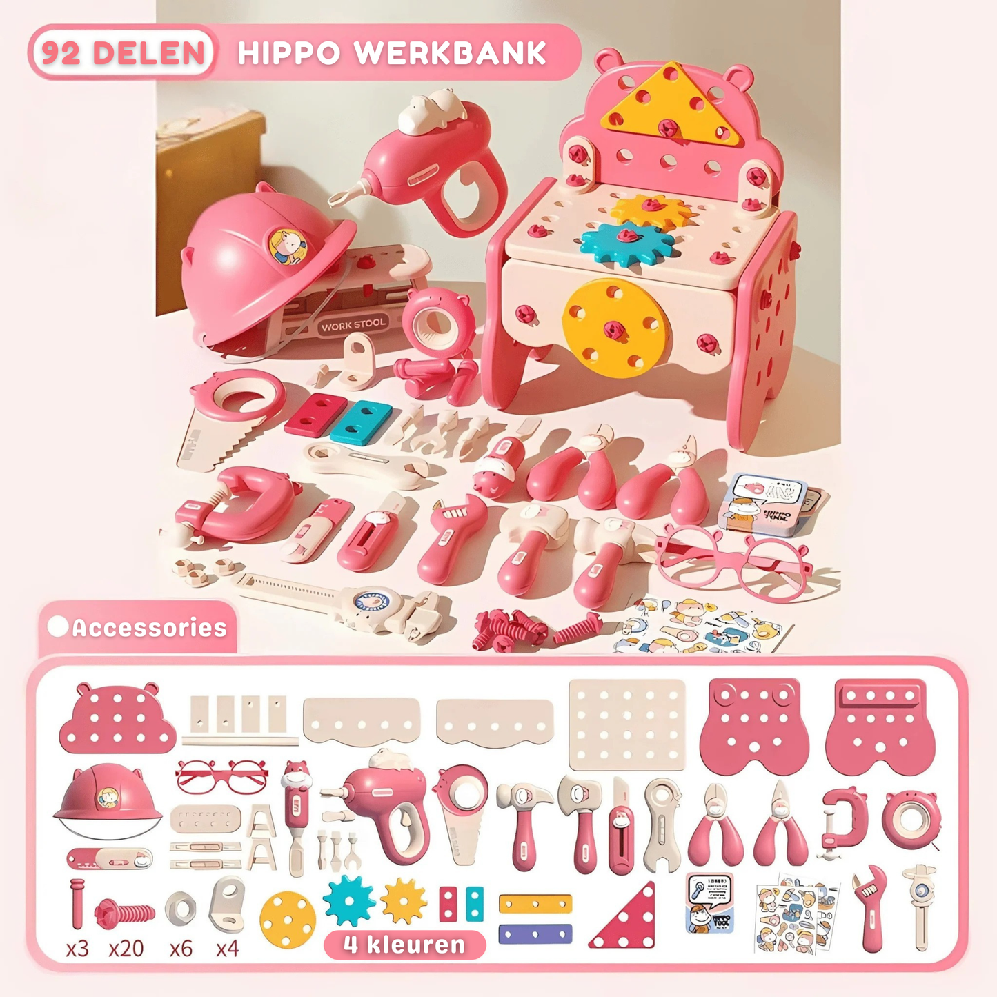 Hippo Alles-in-één Montessori doe-het-zelfsets