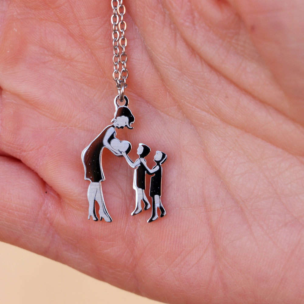 Hart van Liefde Ketting – Voor Mama van Haar Kinderen