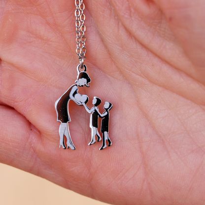 Hart van Liefde Ketting – Voor Mama van Haar Kinderen