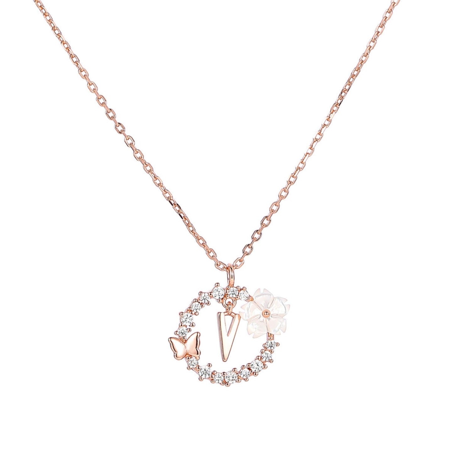 CharmGem | Sierlijke ketting met initiaal