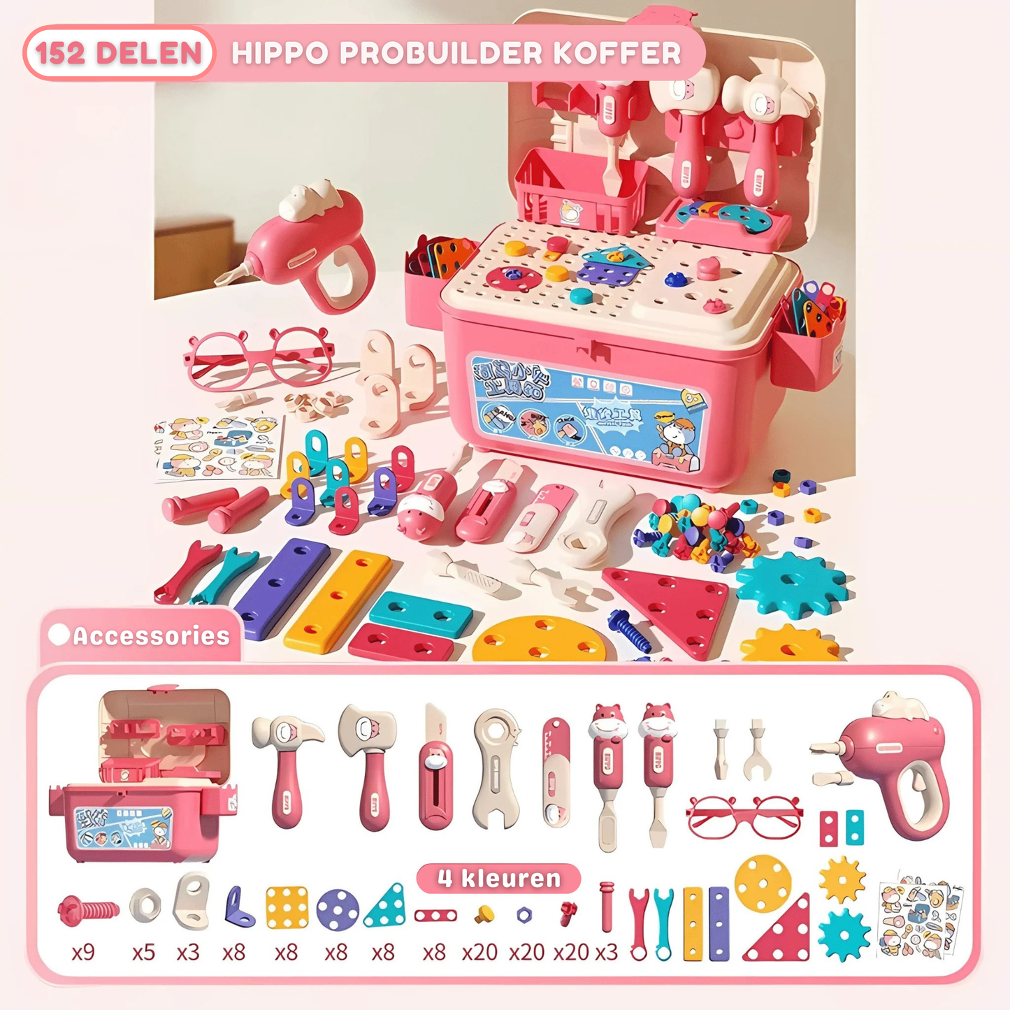 Hippo Alles-in-één Montessori doe-het-zelfsets
