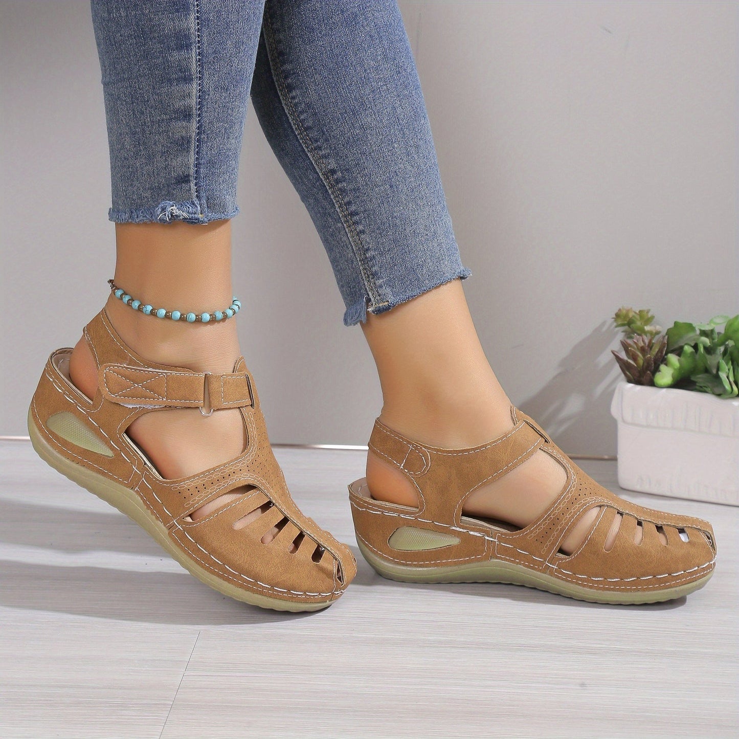 Leni – Comfortabele sandalen met een lichte verhoging