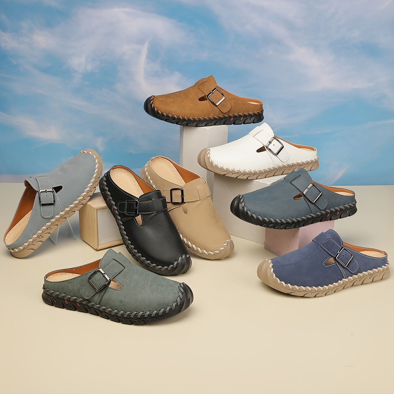 Marly – Comfortabele muiltjes met gesp