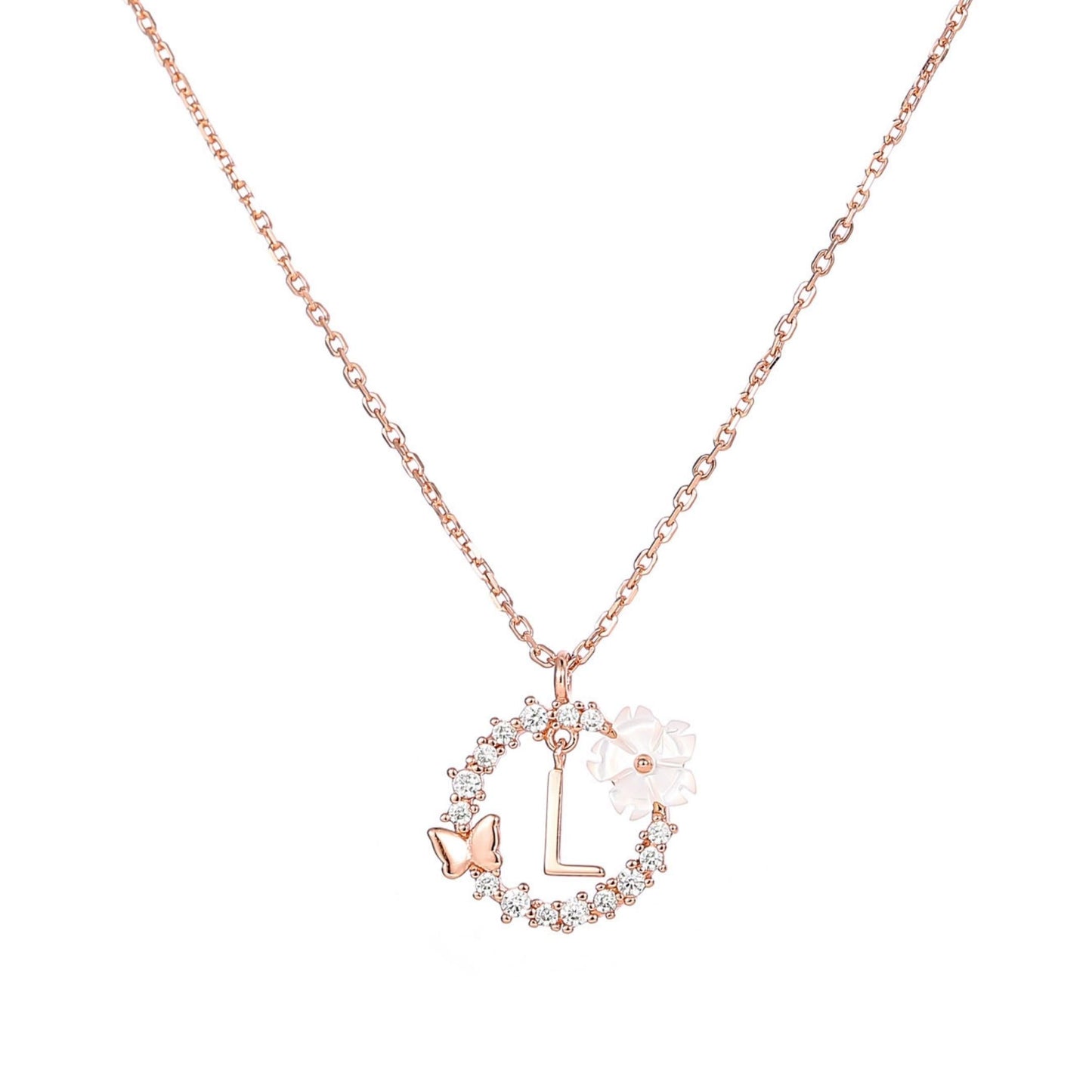 CharmGem | Sierlijke ketting met initiaal