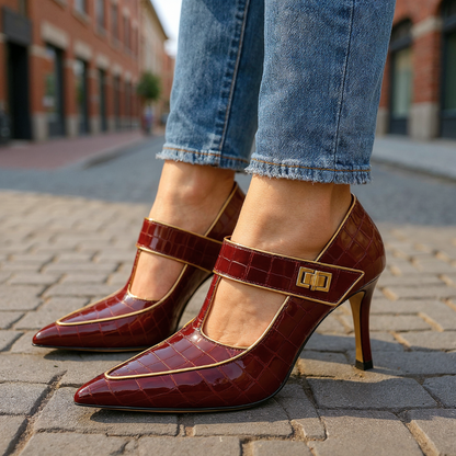 EmpressVixen | Pointed Mary-Jane pump