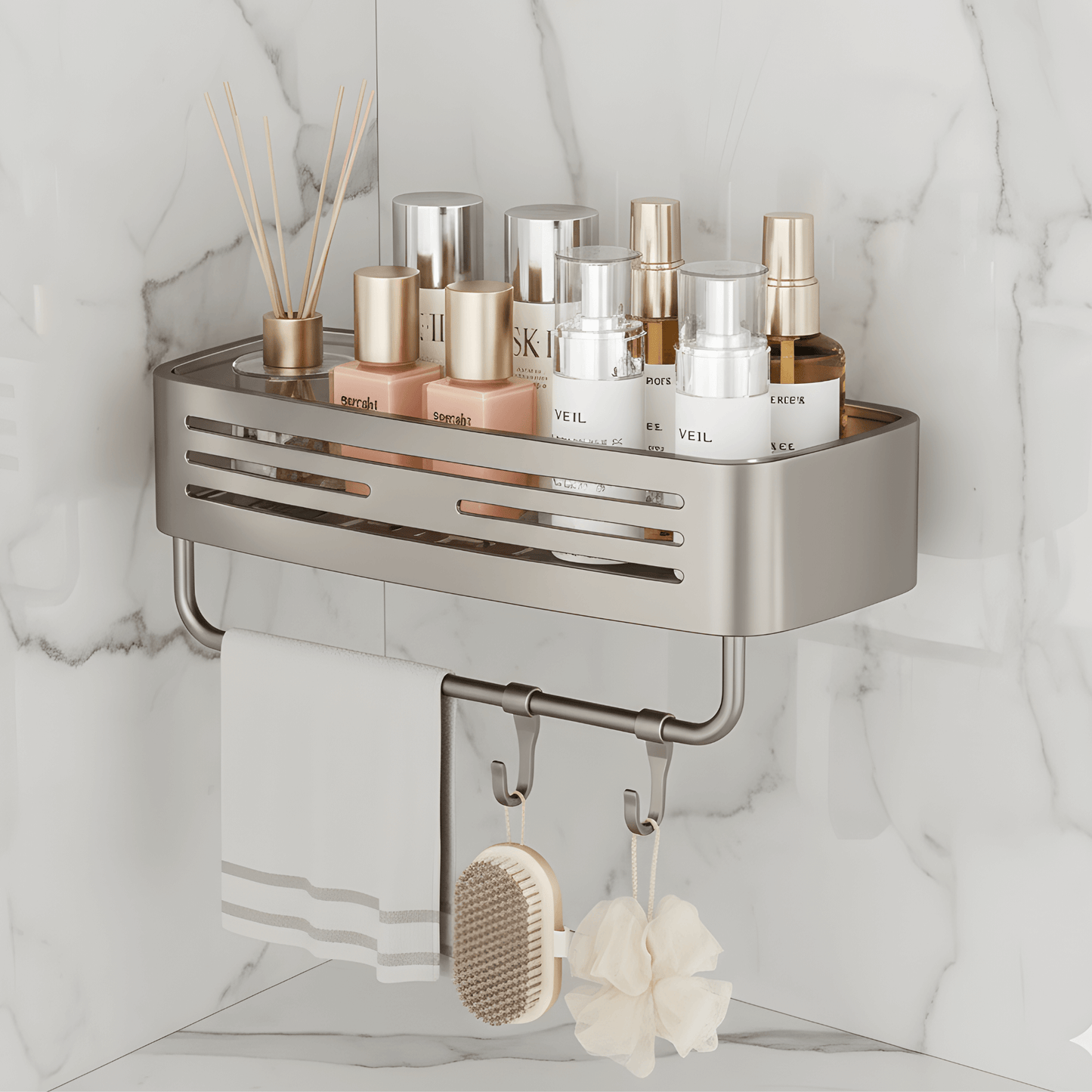 Shelfify | Boorvrij aluminium wandrek