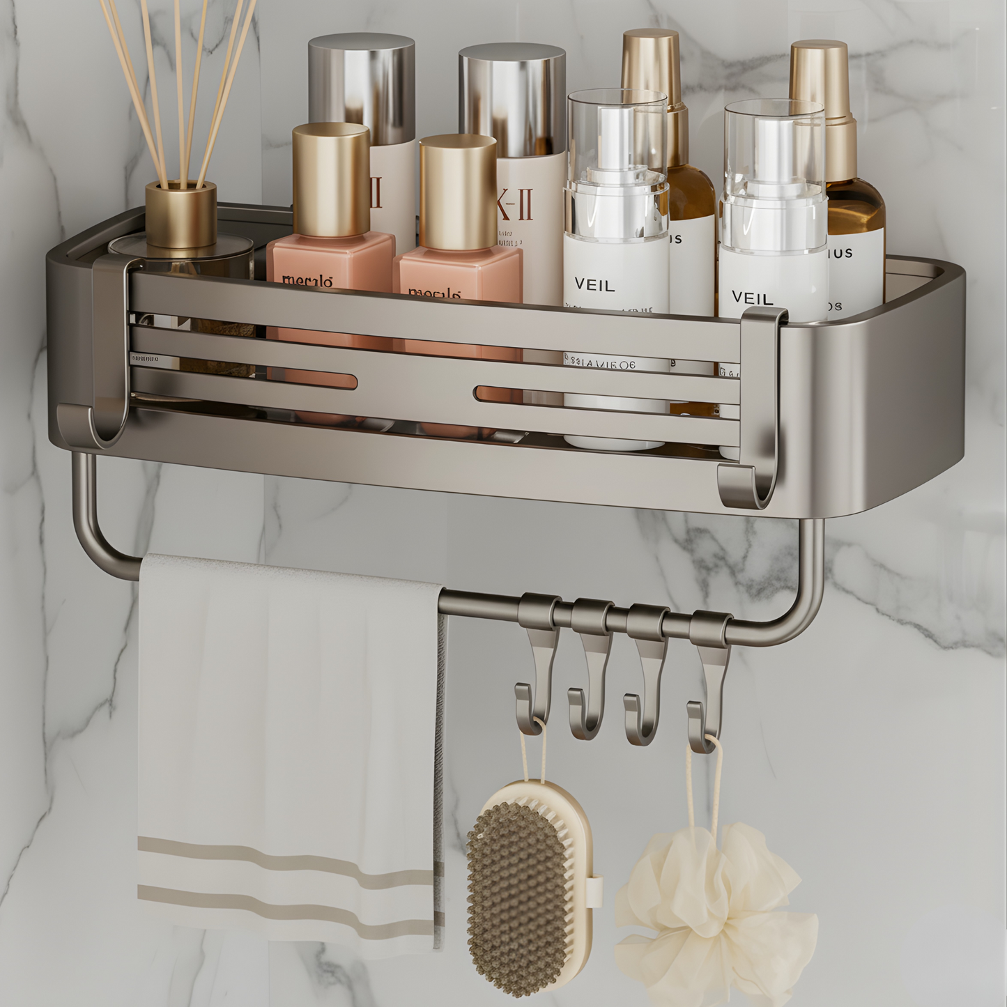 Shelfify | Boorvrij aluminium wandrek