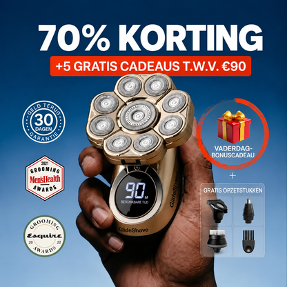 GlideShave | 6-in-1 hoofdscheerder