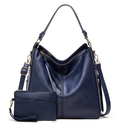 De Verona Luxe Lederen Anti-diefstal Handtas (+ GRATIS Portemonnee)