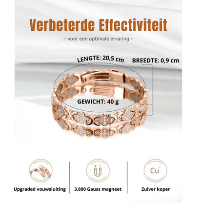 Koperen Magetische Energie Armband voor Vrouwen